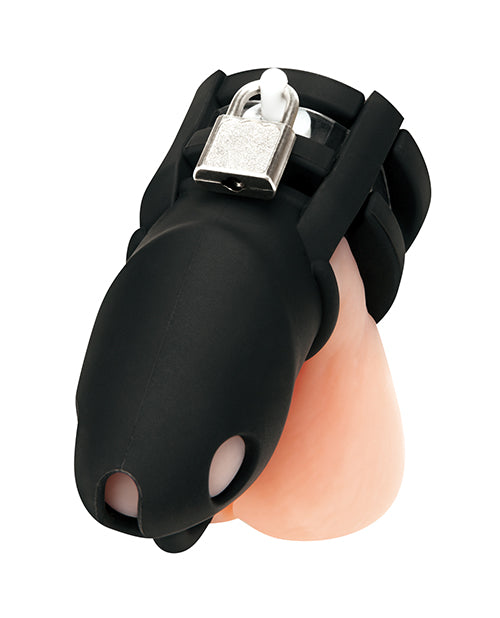 Blue Line 2" Silicone Mini Cock Cage With Ball Divider
