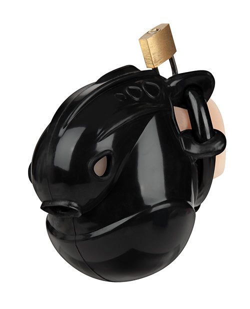 Full Restraint Silicone Cock & Balls Chastity Device - 100% Coverage