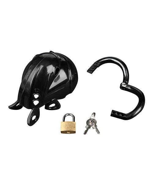Full Restraint Silicone Cock & Balls Chastity Device - 100% Coverage
