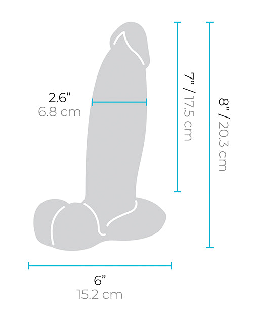 b-Vibe Slipskin 8" Girthy