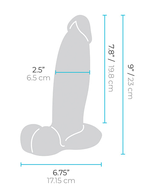 b-Vibe Slipskin 9" Girthy
