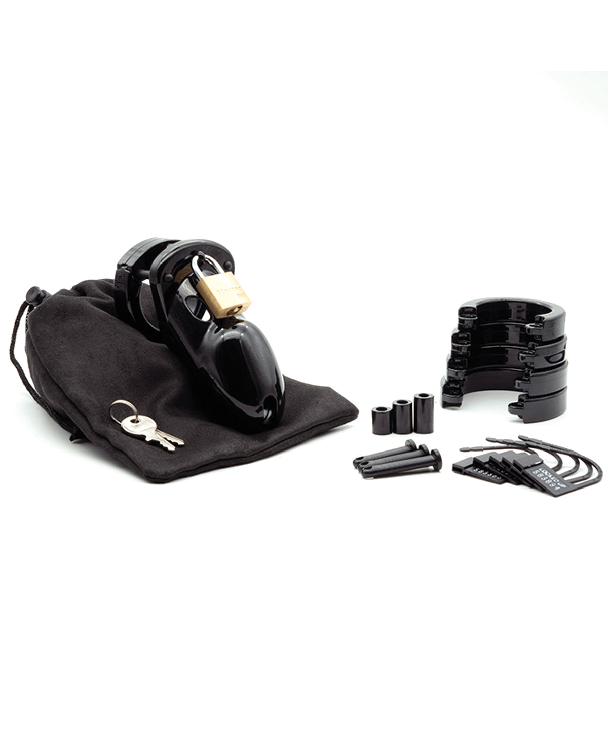 CB-3000 3" Cock Cage & Lock Set