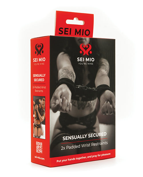 Sei Mio Sensually Secured Velvet Handcuffs
