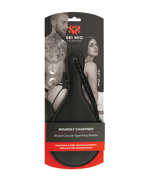 Sei Mio Roundly Chastised Broad Circular Spanking Paddle
