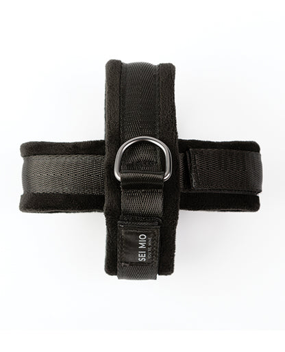 Sei Mio Cross Purposes Unique Over-Wrap Cross Cuff Restraints