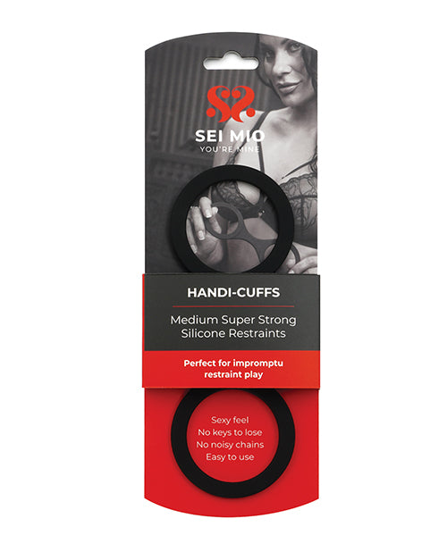 Sei Mio Handi Cuffs Super Strong Silicone Restraints - Medium