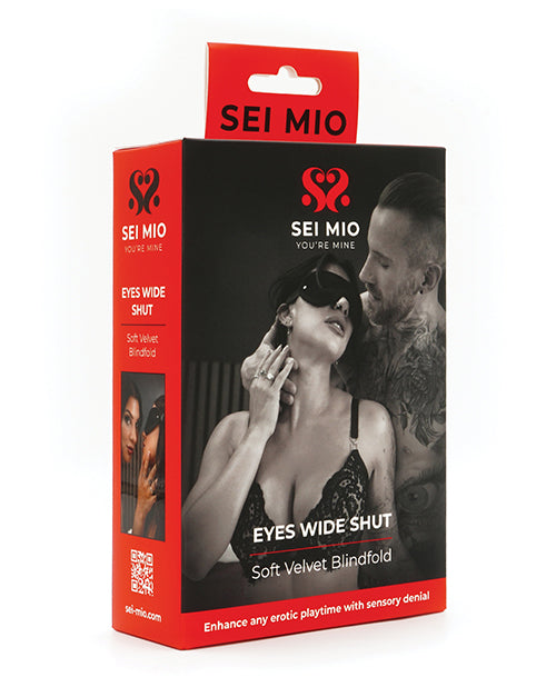 Sei Mio Eyes Wide Shut Soft Velvet Blindfold