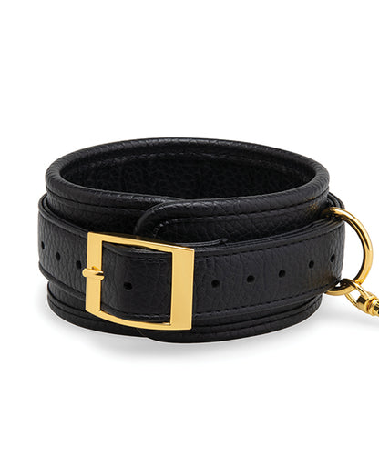 Lux Fetish Solid Gold Expandable Spreader Bar Set w/Detachable Leatherette Cuffs