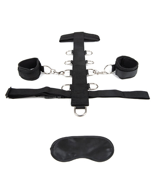 Lux Fetish 3 pc Adjustable Neck & Wristraint Set