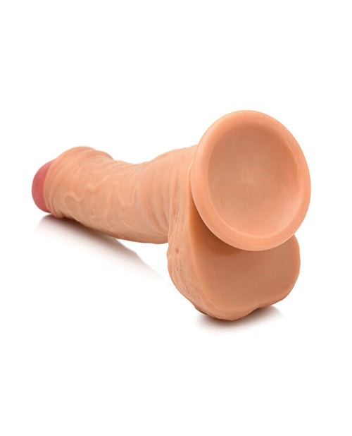 Curve Toys Thinz 7" Uncut Dildo W/balls - Light
