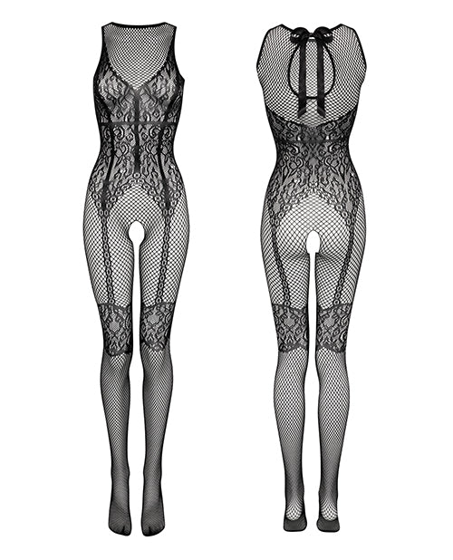 Fifty Shades Of Grey Captivate Lacy Body Stocking Black O/s