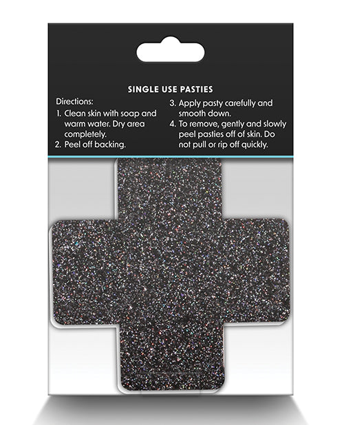 Pretty Pasties Glitter Cross - 2 Pair