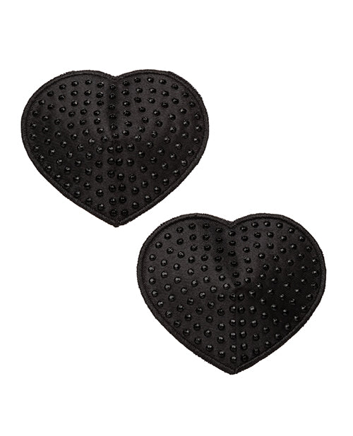Radiance Heart Pasties - Black O/s