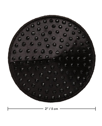 Radiance Round Pasties - Black O/s