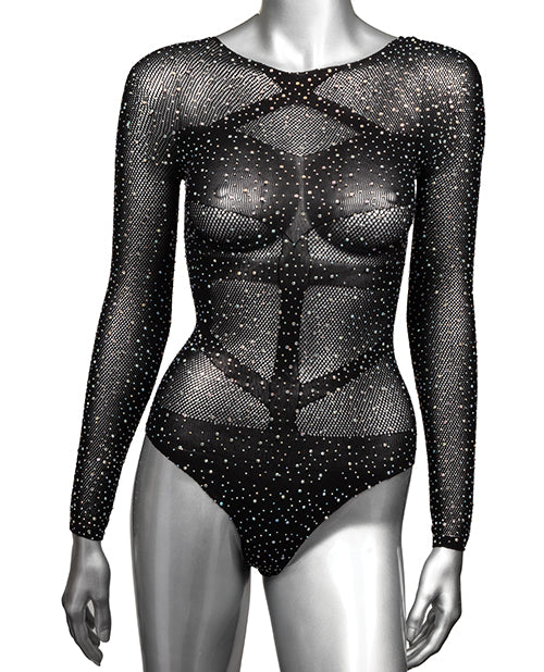 Radiance Long Sleeve Body Suit - Black O/s