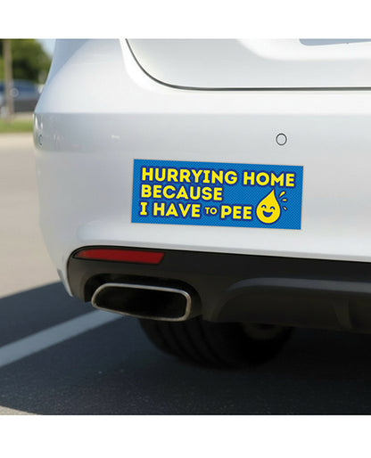 I have To Pee Car Magnet