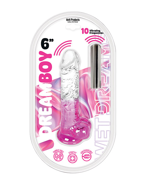 Wet Dreams Dream Boy 6" Jelly Vibrator