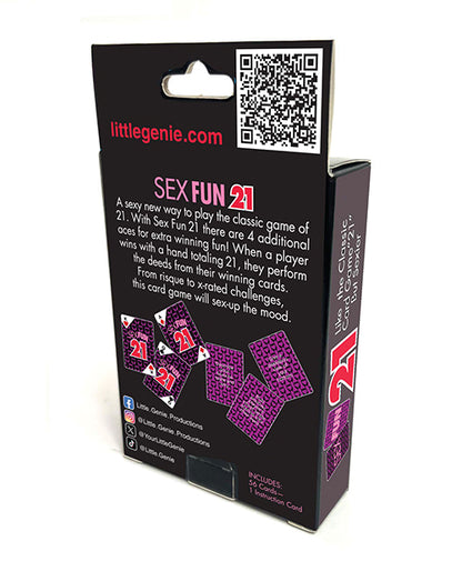 Sex Fun 21 Card Game