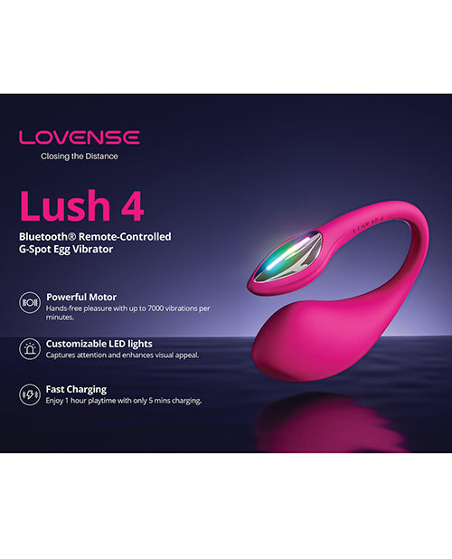 Lovense Lush 4.0 Bluetooth G-Spot Egg Camming Vibrator