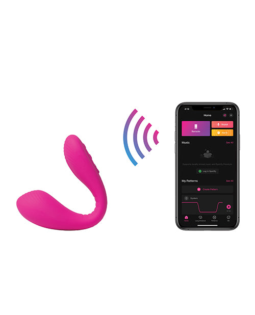 Lovense Quake Adjustable Dual Stimulator - Pink