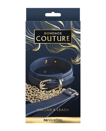Bondage Couture Vinyl Collar and Leash