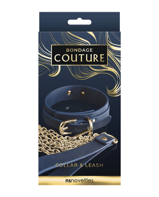 Bondage Couture Vinyl Collar and Leash