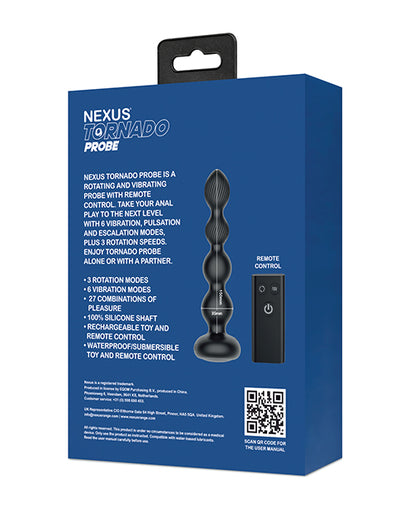 Nexus Tornado Probe Rotating & Vibrating Butt Plug