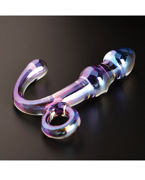 Cristal Orchid Pulse Glass Dildo w/Removable Bullet Vibe