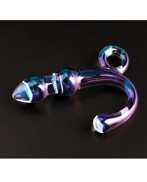 Cristal Orchid Pulse Glass Dildo w/Removable Bullet Vibe