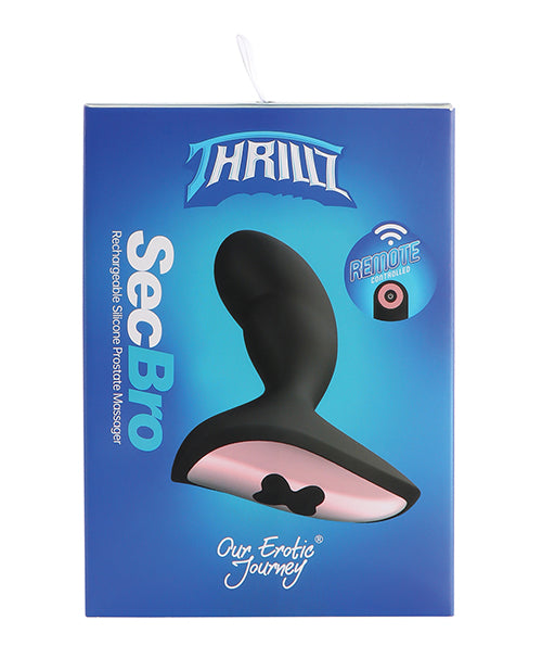 Thrillz Sec Bro Silicone Prostate Massager w/Remote