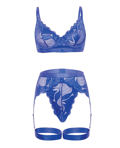 Delphi Lace 2 pc Set w/Attached Garter