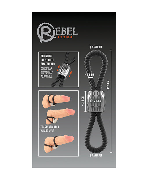 Rebel Two Loop Heavy Rope Cock Lasso