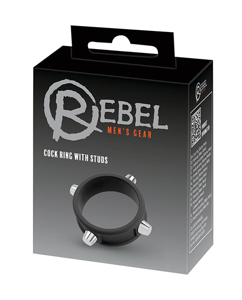 Rebel Cock Ring w/Studs