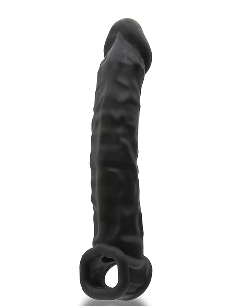 Oxballs Muscle Ripped Inner Ribbed Velvet-Smooth Cocksheath - Special Edition Black