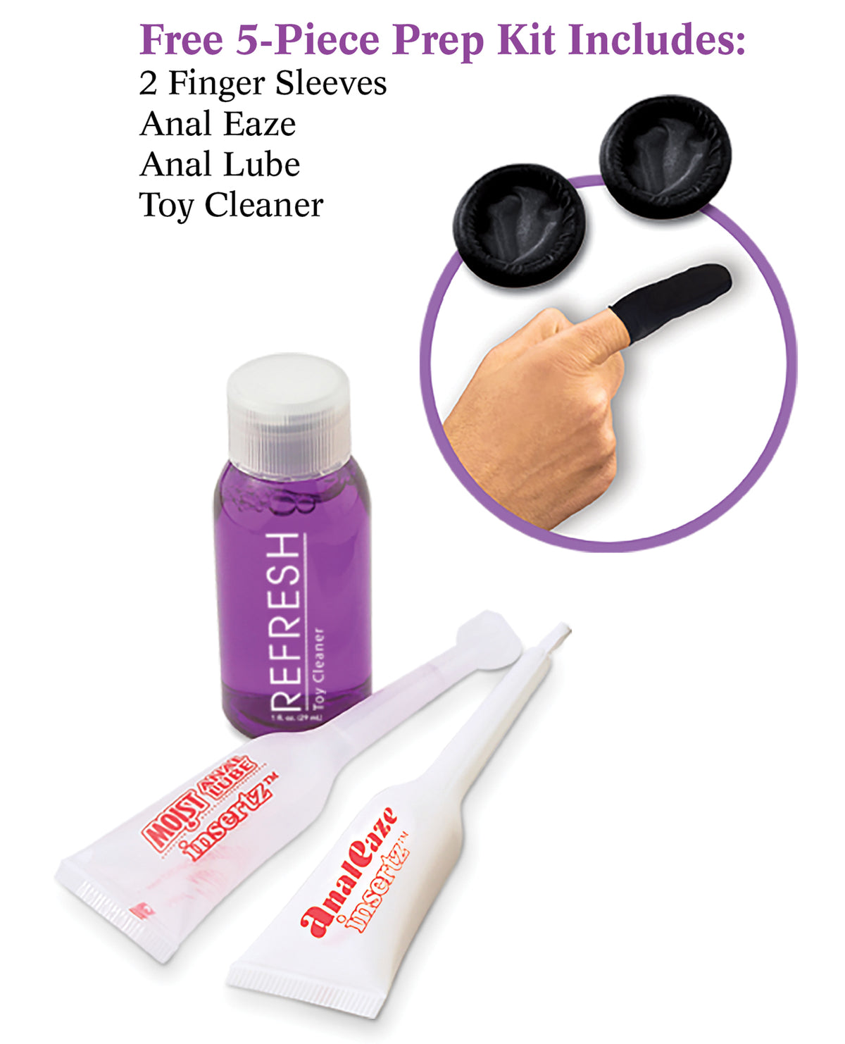 Anal Fantasy Collection Vibrating Reach Around - Black