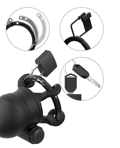 Fantasy C-Ringz Control Core Trainer Remote Controlled Vibrating Cock Blocker