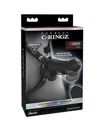 Fantasy C-Ringz Control Core Harness Remote Controlled Vibrating Cock Blocker