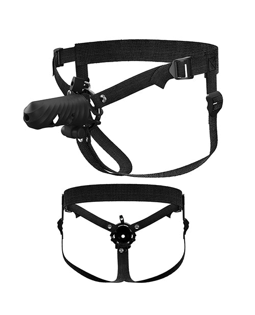 Fantasy C-Ringz Control Core Harness Remote Controlled Vibrating Cock Blocker