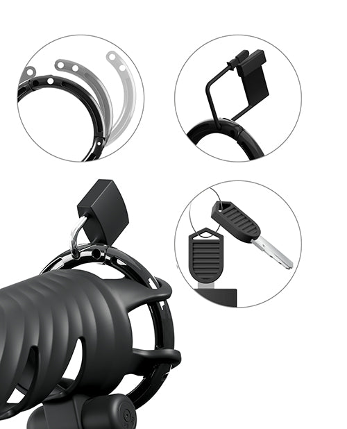 Fantasy C-Ringz Control Core Harness Remote Controlled Vibrating Cock Blocker