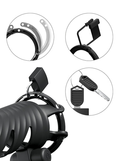 Fantasy C-Ringz Control Core Harness Remote Controlled Vibrating Cock Blocker