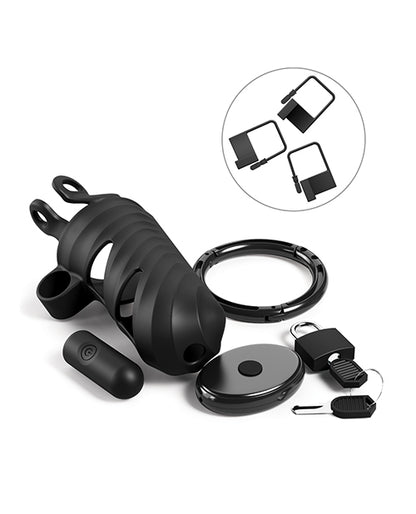Fantasy C-Ringz Control Core Harness Remote Controlled Vibrating Cock Blocker