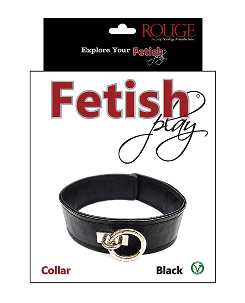Rouge Fetish Play Vegan Leather Collar