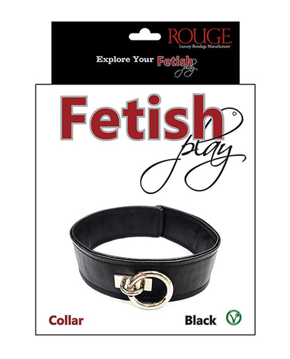 Rouge Fetish Play Vegan Leather Collar
