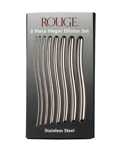 Rouge Stainless Steel Hegar 8 pc Dilator Set