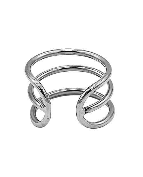 Rouge Stainless Steel Triple Wire Glans Ring 32 mm