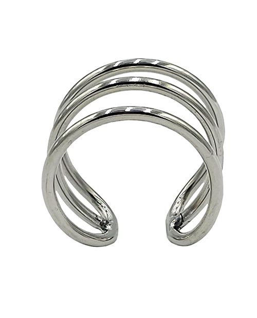 Rouge Stainless Steel Triple Wire Glans Ring 32 mm