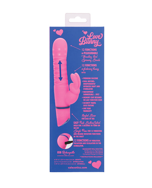 Love Bunny Beaded Spin Bunny