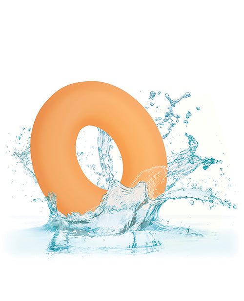 Alpha Liquid Silicone Glow in the Dark Prolong Cock Ring - Medium