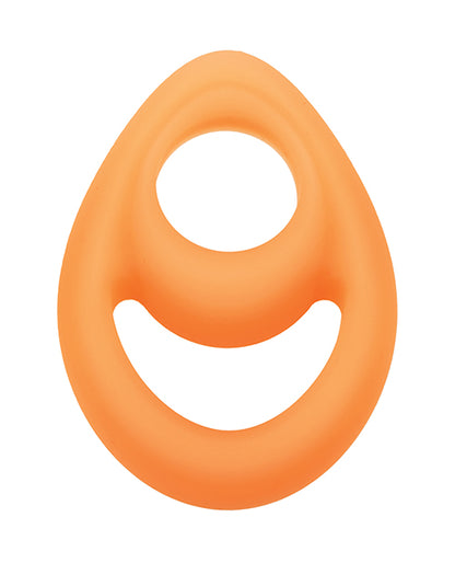 Alpha Liquid Silicone Glow in the Dark Teardrop Cock Ring