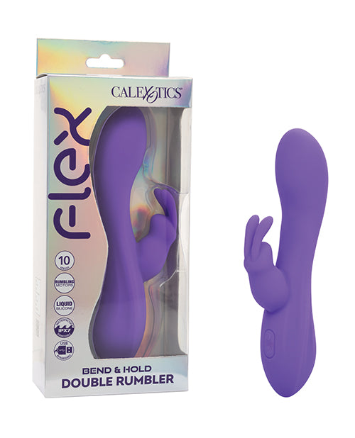 Flex Bend & Hold Double Rumbler Rabbit Massager